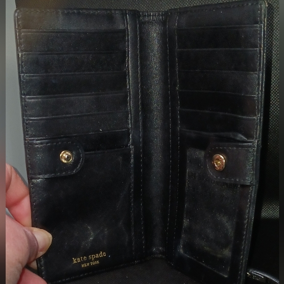 Kate Spade sparkle finish wallet - Picture 2 of 6